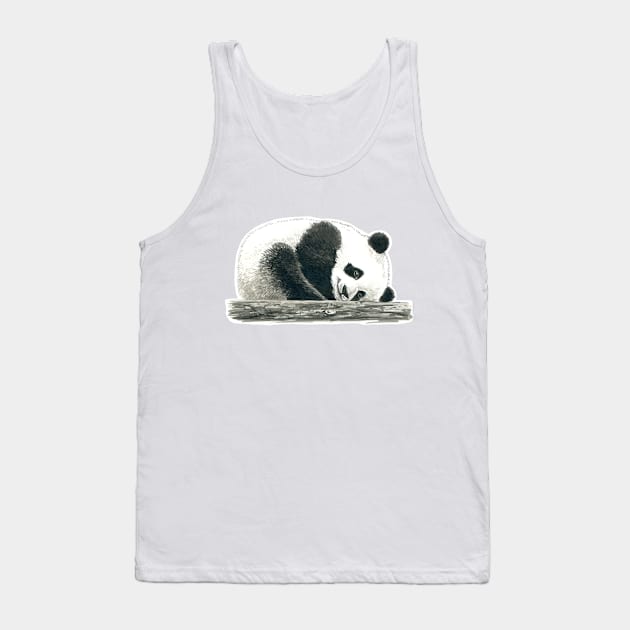 Panda bear Tank Top by katerinamk